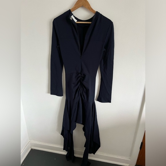 Aknvas Daani Long Sleeve Jersey Dress in Lapis - Picture 3 of 7